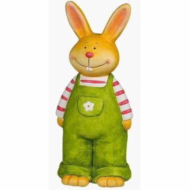 Keramisch paashaas beeldje 23 cm bestellen