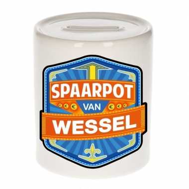Kinder spaarpot keramiek van wessel bestellen