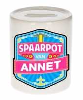 Kinder spaarpot keramiek van annet