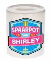 Kinder spaarpot keramiek van shirley