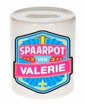 Kinder spaarpot keramiek van valerie